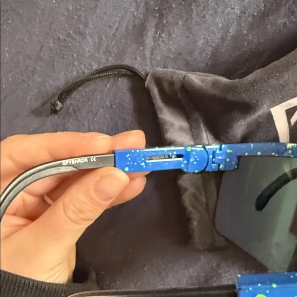 Pit Viper Blue and Green sunglasses